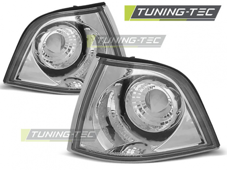 Upgrade Klarglas Frontblinker für BMW 3er E36 Limousine/Touring/Compact 90-99 chrom
